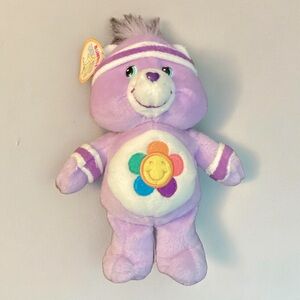 Vintage Care Bear Fit & Fun Bear Lavender, Exercise
Rare 2004 8" Plush, Bonus